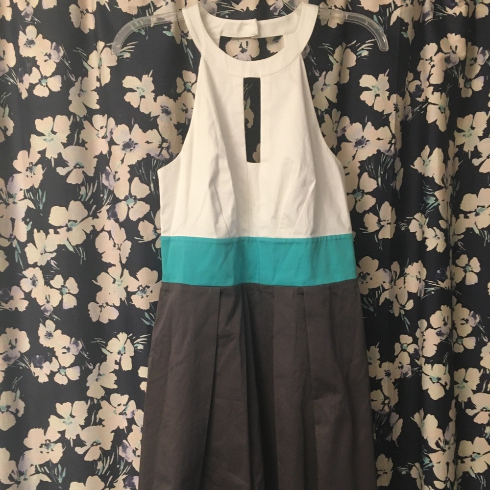 NWT Jessica Simpson halter neck A-line dress